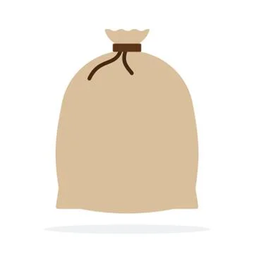 Tied with a big bag Stock Illustration