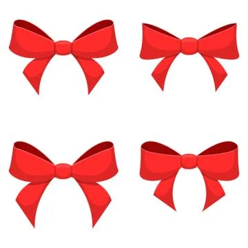 Tied bow vector design illustration isolated on white background Stock Illustration