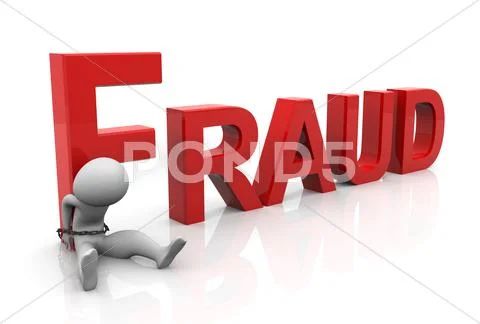 Tied criminal Stock Illustration
