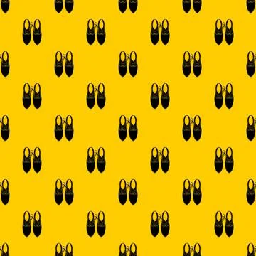 Tied laces on shoes joke pattern vector Stock Illustration