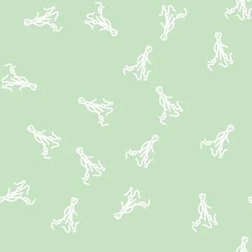 Tiered onion line vector seamless pattern Stock Illustration