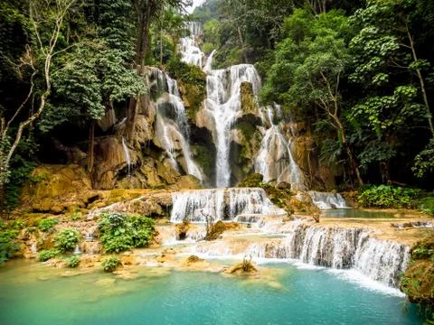 Tiered Waterfall Stock Photos