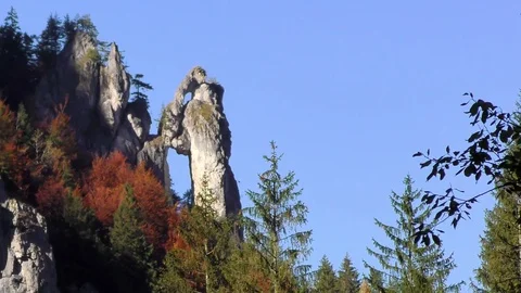 Tiesňavy in the autumn. Stock Footage 83065415