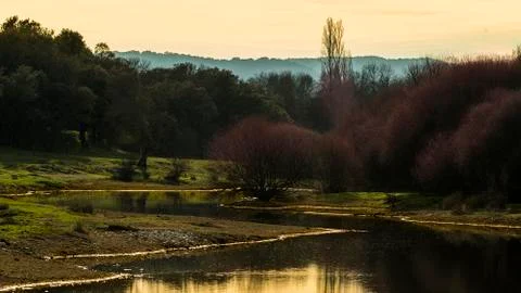 Tietar river Stock Photos