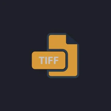 TIFF computer symbol Stock Illustration
