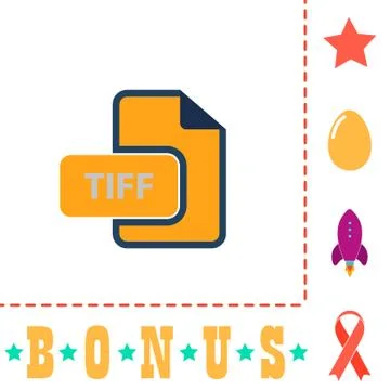 TIFF computer symbol Stock-Illustration