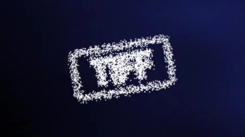 TIFF format  in particles effect 스톡 일러스트