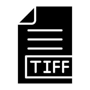 TIFF Vector Icon Design Illustration イラスト素材
