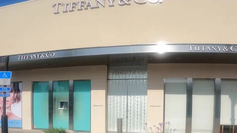 Tiffany &amp;Co. Store front Stock Footage 156133623