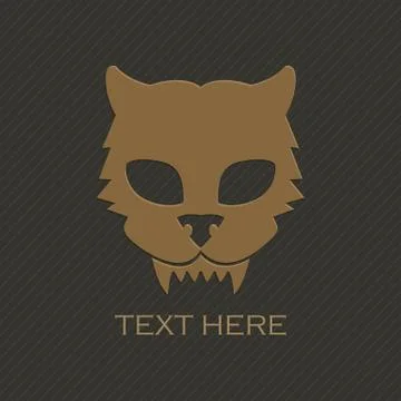 Tiger anger. Vector illustration of a tiger head. Stock Illustration