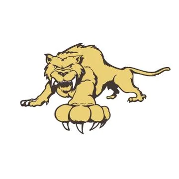 Tiger cartoon character Иллюстрация