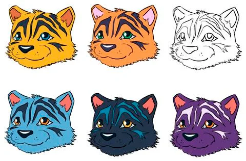 Tiger cartoon Stock Illustration