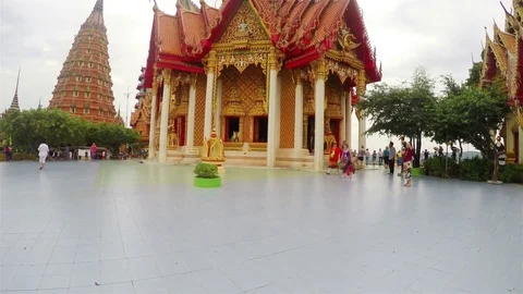 Tiger Cave Temple Wat Tham Sua , Kanchanaburi Province, Thailand Video stock 83455481