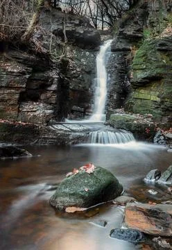Tiger Clough Waterfall 1 Stock Photos