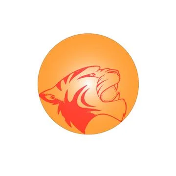 Tiger design logo Stock Illustration