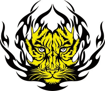 Tiger eye Stock Illustration