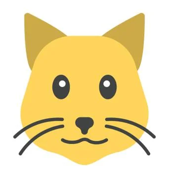 Tiger Face Emoji Stock Illustration