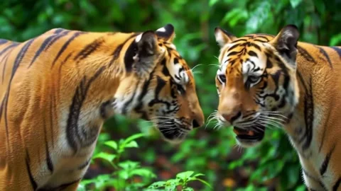 Tiger on forest Stock Footage 311351251