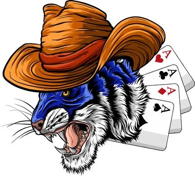 Tiger head in detailed style vector illustration design Stock Illustration