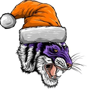 Tiger head in detailed style vector illustration design Stock Illustration