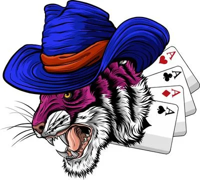 Tiger head in detailed style vector illustration design Stock Illustration