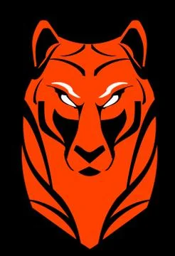 Tiger Head Stock Illustration