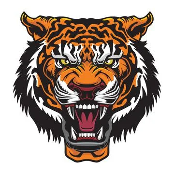Tiger head. Stock Illustration