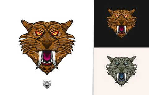 Tiger head Stock Illustration