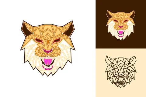 Tiger head Stock Illustration