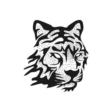 Tiger head Stock Illustration