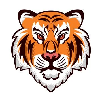 Tiger Head Stock-Illustration