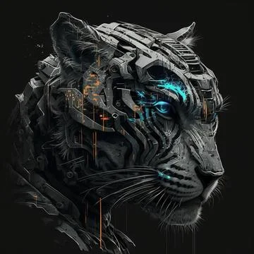 Tiger head Stock Illustration