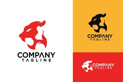 Tiger head logo Stock Illustration