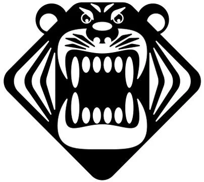 Tiger Head Mascot Иллюстрация