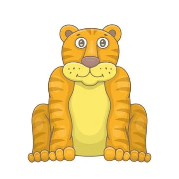 Tiger icon Illustrazione stock