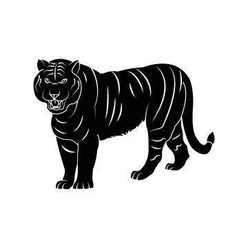Tiger icon Stock Illustration