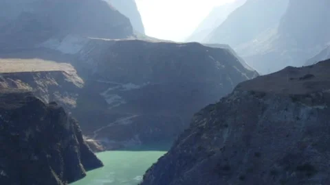 Tiger leaping gorge china time lapse Stock Footage 130731400