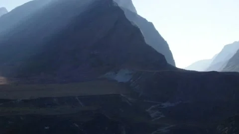 Tiger leaping gorge time lapse china Stock Footage 130731326