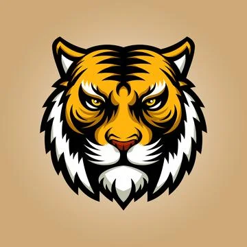 Tiger Logo Art Vector Illustration Stock Illustration
