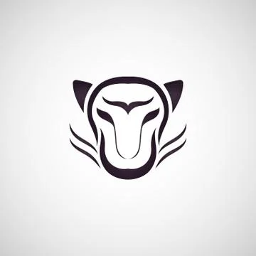 Tiger logo vector Stock Illustration
