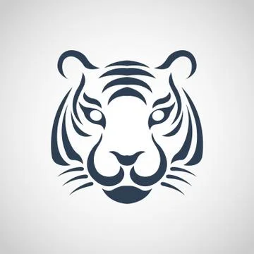 Tiger logo vector Illustrazione stock