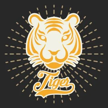 Tiger logo vector Stock Illustration