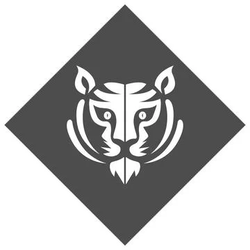 Tiger loho vector illustration design Stock Illustration