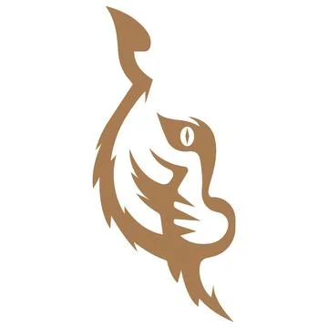 Tiger loho vector illustration design Stock Illustration