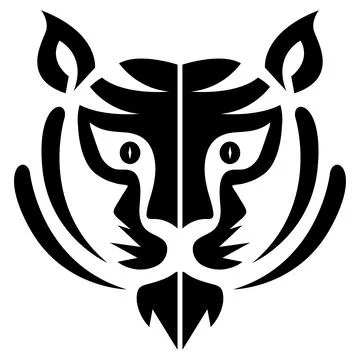 Tiger loho vector illustration design Stock Illustration