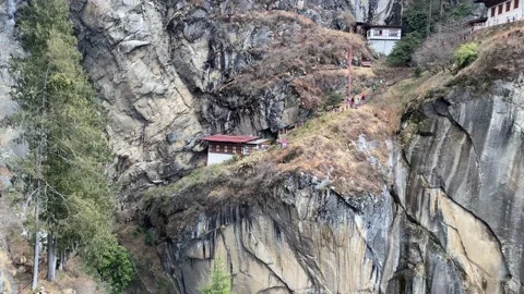Tiger Nest in Bhutan Stockbeeldmateriaal 220304911