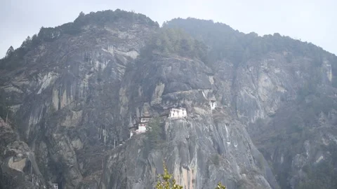 Tiger Nest in Bhutan Stock Footage 220305053