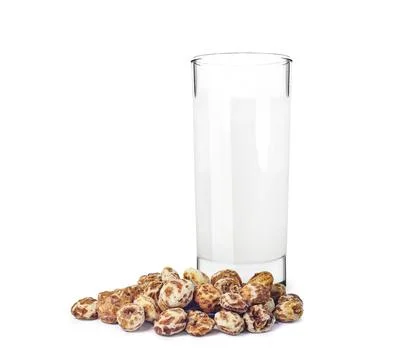 Tiger nut milk Foto stock