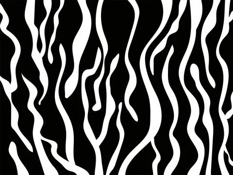 Tiger pattern with black and orange stripes. Animal print background for your 스톡 일러스트