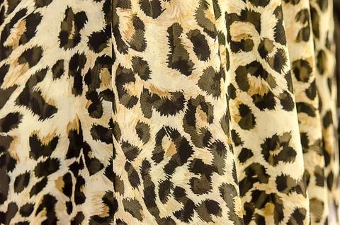 Tiger pattern fabric Stock Photos